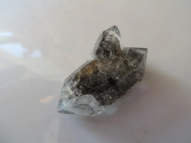 Редкий Натуральный Черный Phantom Bone Crystal двухсторонний образец | Дом и сад