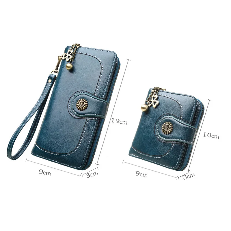 2019 New Female Wallet Leather Women Change Long Design Hasp Purses Clutch Money Coin Card Holders Carteras | Багаж и сумки