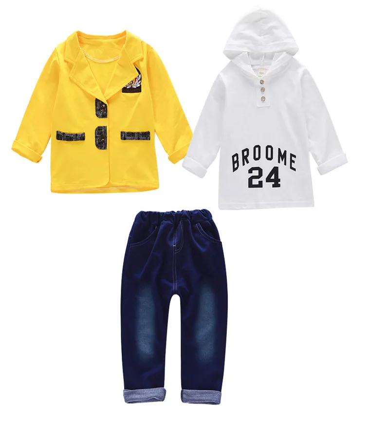 Детский спортивный костюм для мальчиков Модный милый комплект одежды с героями