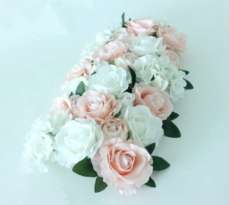 Flone искусственный ряд цветов DIY Шелковый цветок Гортензия пион роза цветок свадебная АРКА дорога ведущий дом свадебные цветы украшение