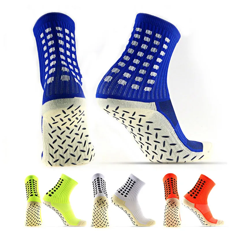 4 пара/лот футбольные чулки мужские короткие носки противоскользящие спортивные