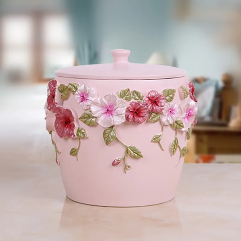 Креативная хлопковая коробка для хранения с крышкой отделочная портативная