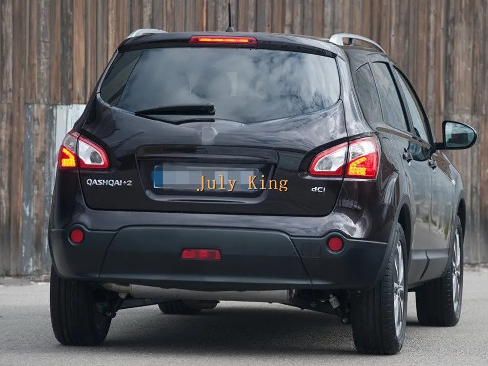 July King 6,8 см полусферический светодиодный стоп-сигнал+ ночной DRL чехол для Nissan Qashqai X-TRAIL и Toyota Corolla 07-10 Avanza Veloz