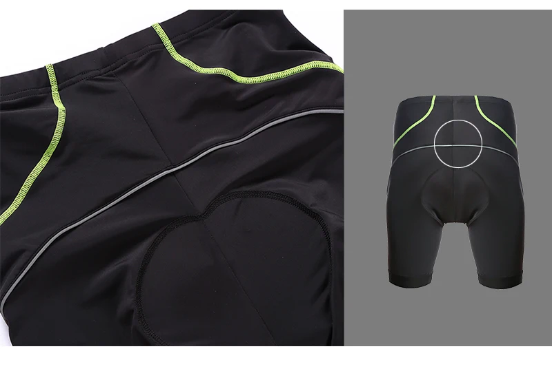 Outto Men's Cycling Shorts Gel Padded Compression Tights ciclismo Breathable Road Bike Reflective Bicycle | Спорт и развлечения