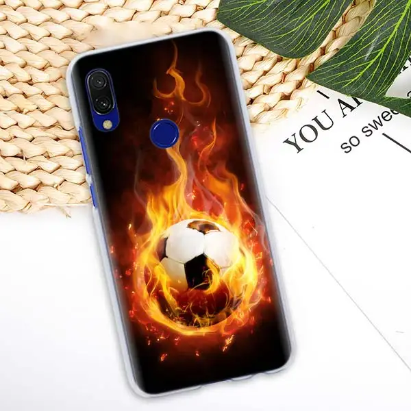 08 Чехол с футбольным мячом для Xiaomi Redmi Note 7 Pro 7 6 5 Plus 5A 6A 4X S2 GO Pocophone F1 чехол для телефона Coque - Цвет: 08