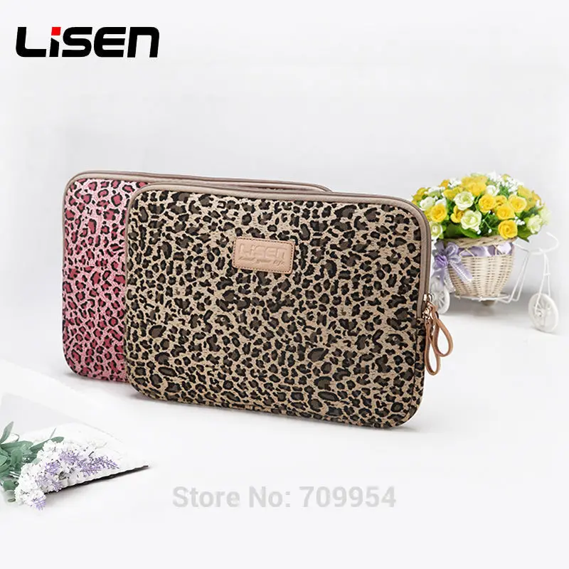 Чехол для ноутбука с леопардовым принтом чехол 10 12 13 14 15 дюймов Холщовая Сумка