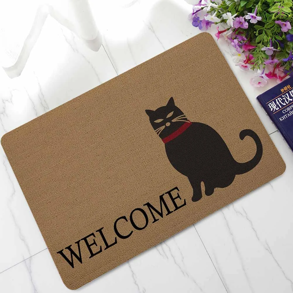 zeegle carpet cat doormat outdoor rugs rubber floor mat non slip kitchen rug entrance mats absorbent bathroom carpet foot mat free global shipping