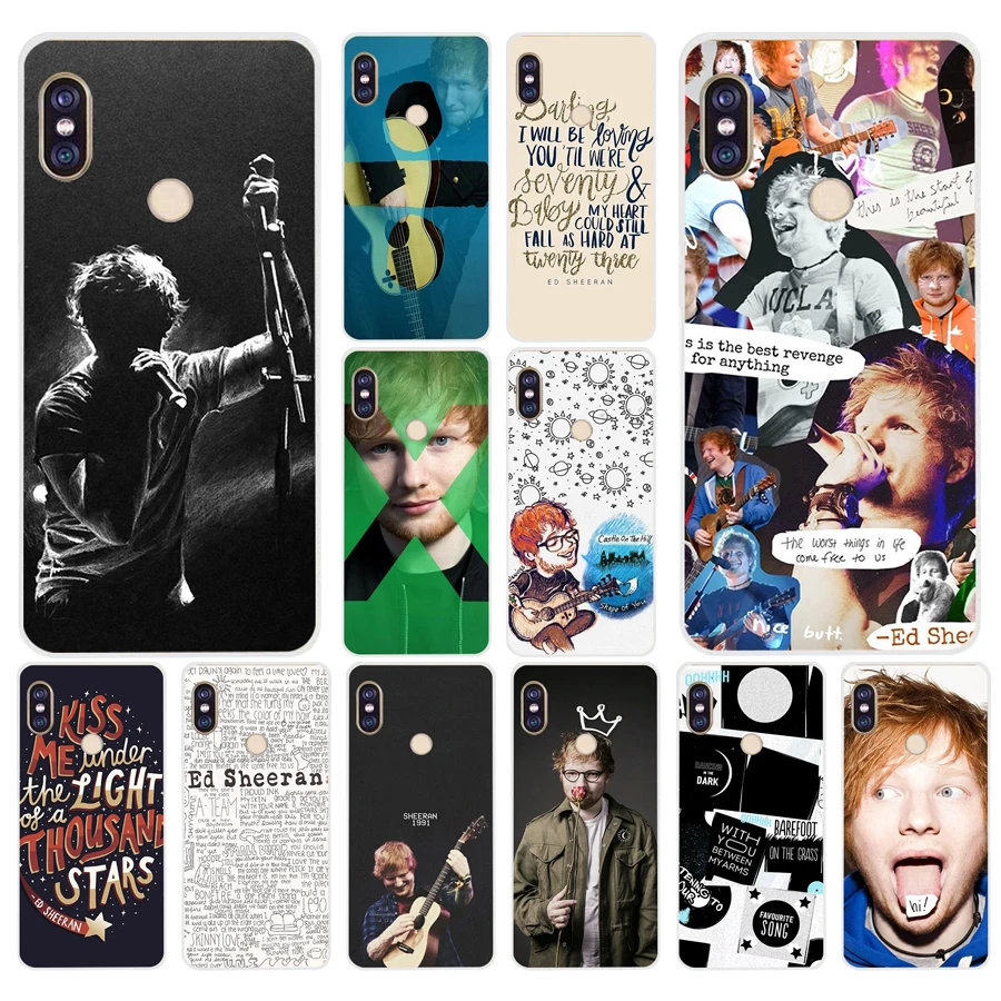 142H Singer Star Ed Sheeran Мягкий Силиконовый ТПУ чехол для телефона xiaomi redmi 6 pro 5 plus note 4 4x mi