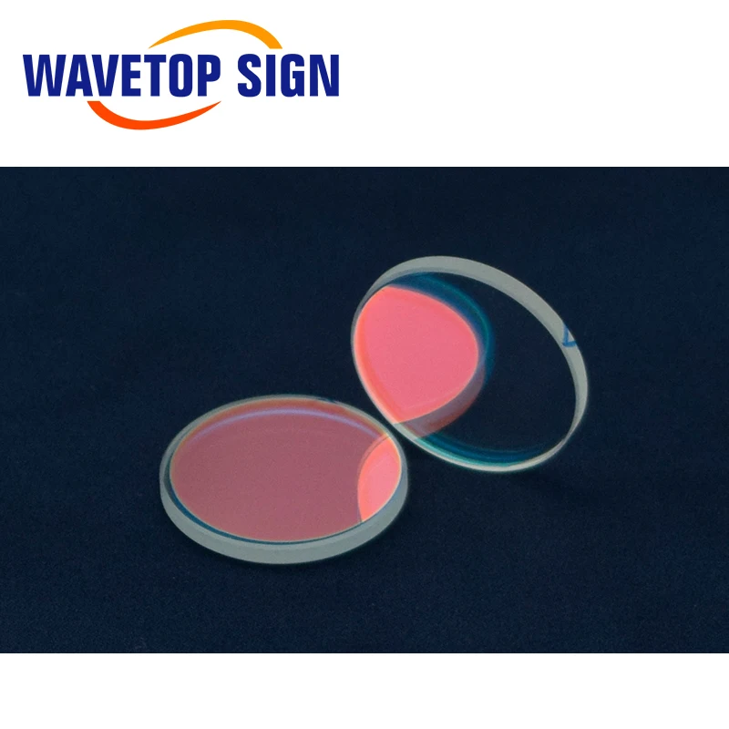 

WaveTopSign 1064nm 20x1.5mm Laser Beam Combiner Lens Reflecting 45 Degrees Through Green Laser at 532nm