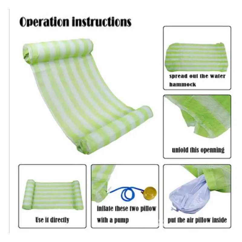 Надувной гамак для бассейна кровать вечеринки игрушка надувного плавающий