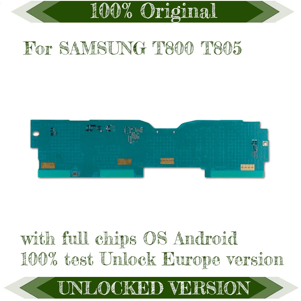 Оригинальная европейская версия, материнская плата, для samsung Galaxy Tab S 10,5 T800 T805, материнская плата wifi с ОС, полные чипы