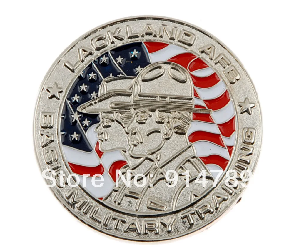 

US BASIC MILITARY TRAINING LACKLAND AFB CHALLENGE COIN-34019