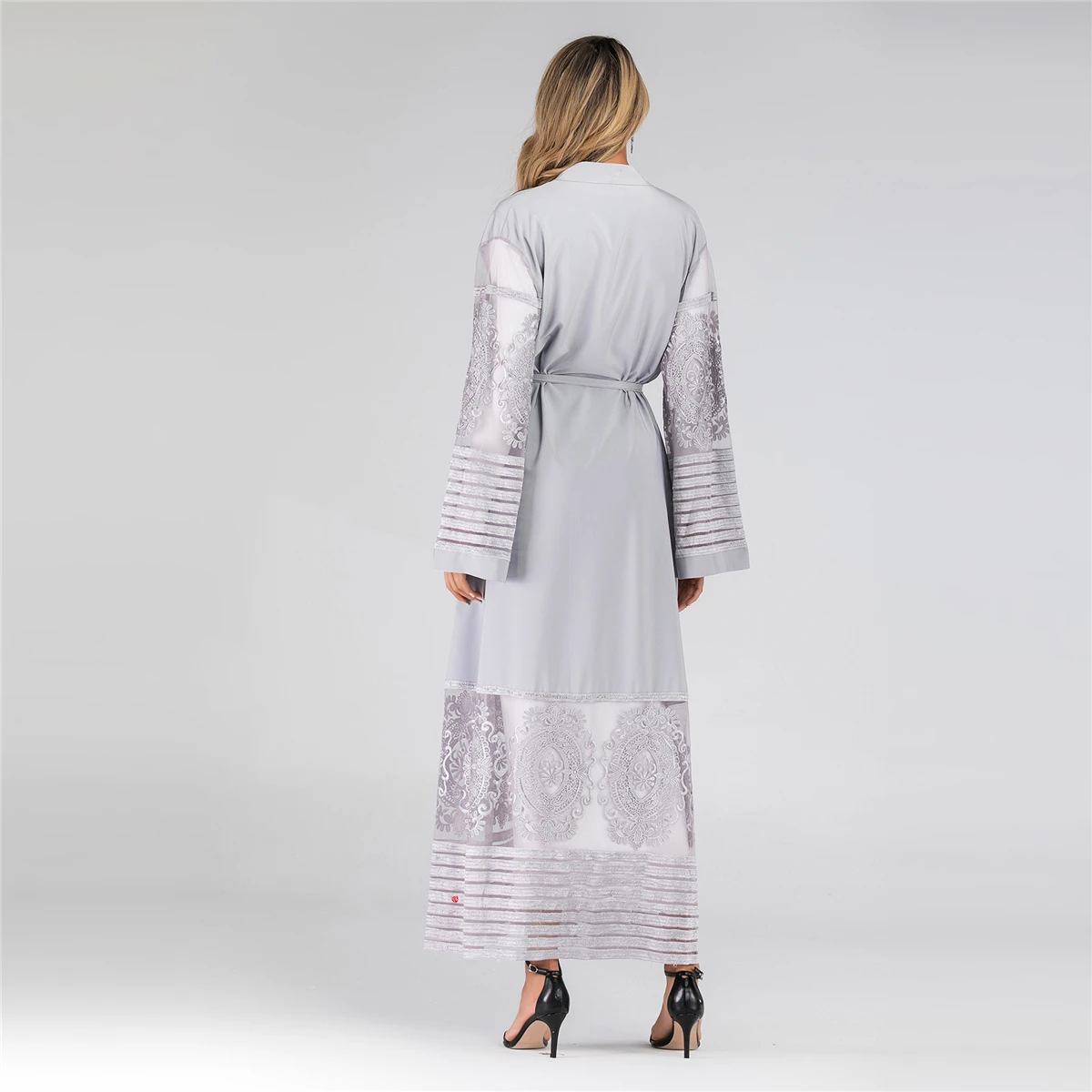 

Abaya Dubai Kaftan Arab Islam Women Long Floral Muslim Kimono Cardigan Hijab Dress Turkish Elbise Mubarak Islamic Clothing