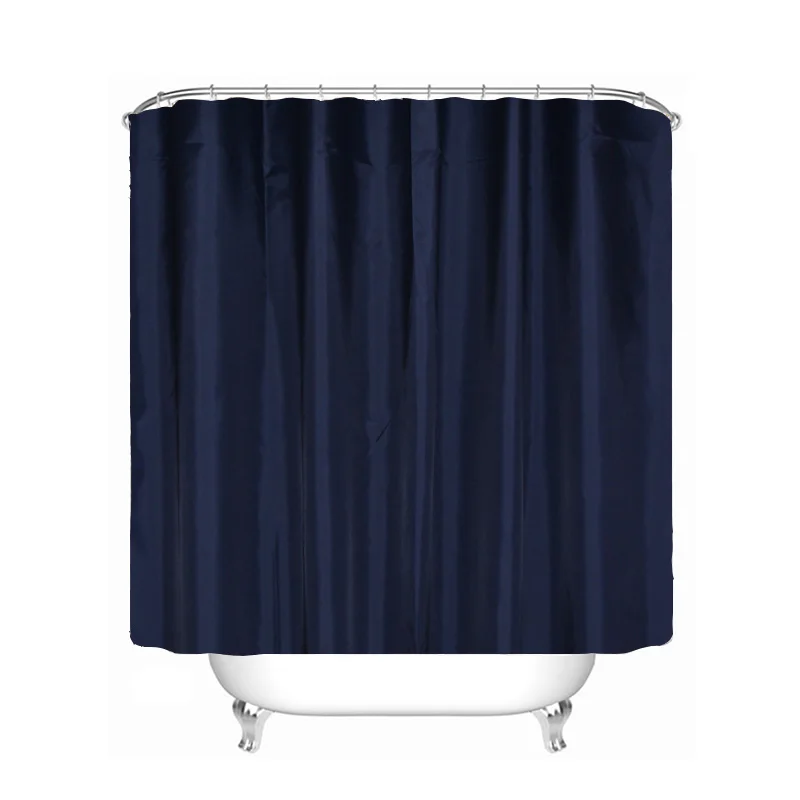 UFRIDAY темно синяя занавеска для душа Экологичная Водонепроницаемая устойчивая к