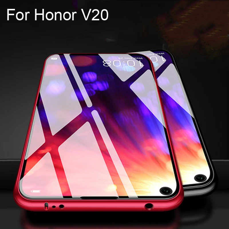 Роскошный чехол с магнитной адсорбцией для Huawei Honor V20 V 20 металлическая рамка из