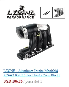 LZONE- впускной коллектор для MAZDA 3 MZR для Ford Focus, двигатель duratec 2,0/2,3 двигатель литой алюминиевый впускной коллектор JR-IM49SL
