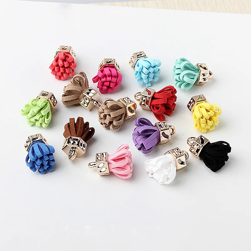 Новые Южно-корейские замшевые аксессуары для кисточек DIY брелок подвесная сумка