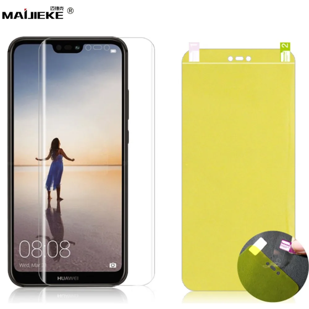 Нано пленка с полным покрытием для huawei P9 P8 P10 P 10 lite гидрогель Экран протектор P20 Lite