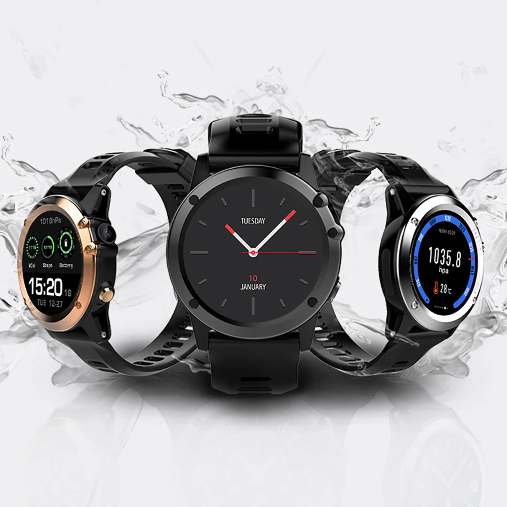 Замечательный Micowear H1 3g вызова Wifi gps тяжести Сенсор Водонепроницаемый Смарт наручные часы для Android