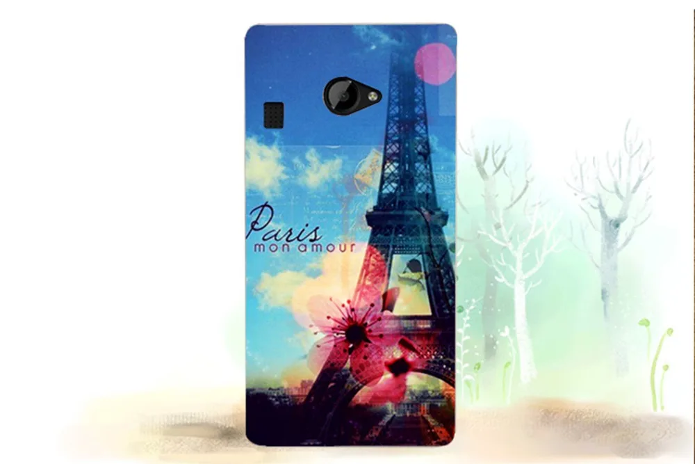 Роскошный чехол с высоким верхом рисунком совы розы тигра Эйфелевой башни