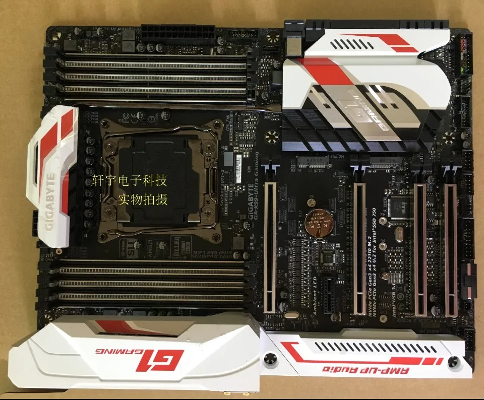 Для Gigabyte GA-X99-Ultra-Gaming используется материнская плата X99-Ultra-Gaming X99 разъем LGA 2011 V3 DDR4 USB3.0 SATA3 PCI-E3.0