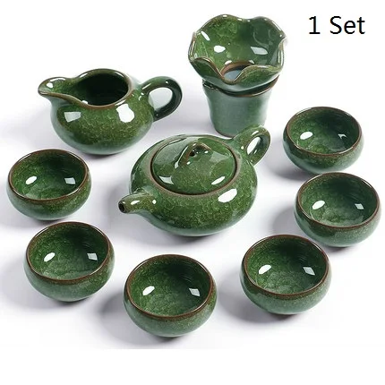 8 OUSSIRRO Celadon изысканный керамический Chnia Bouns чайный набор кунг-фу чайный горшок Gaiwan Tureen чайная чашка посуда хорошие подарки - Цвет: 8