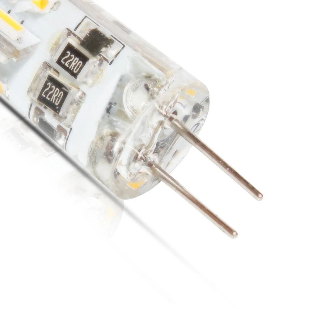 4 шт. в упаковке G4 светодиодный светильник лампы 24 3014SMD энергосберегающие 3 Вт AC/DC
