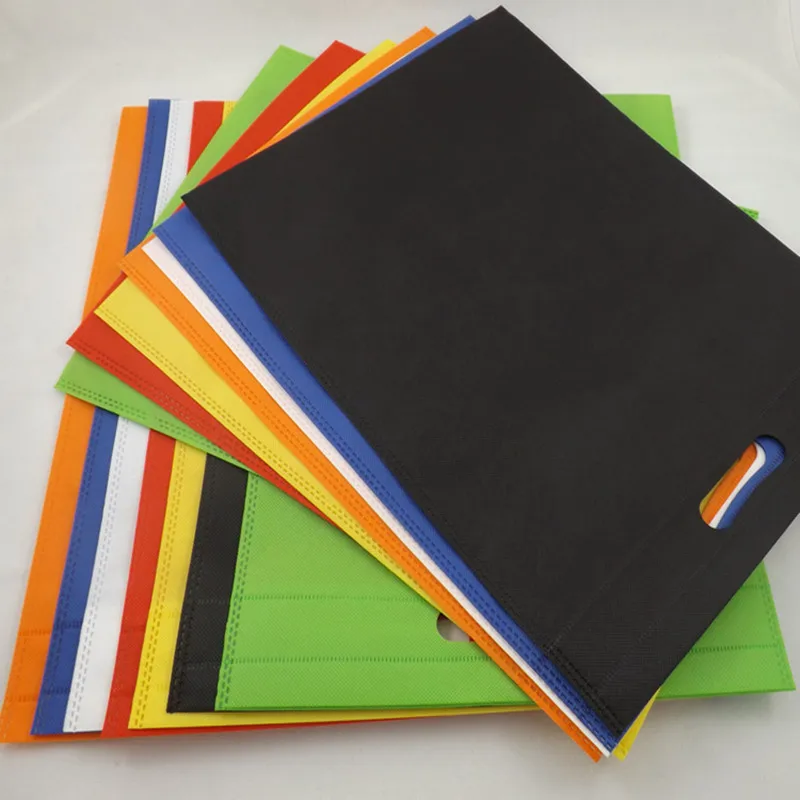 Горячая Распродажа Нетканая сумка для покупок 80 г/м2 доступен логотип покупателя