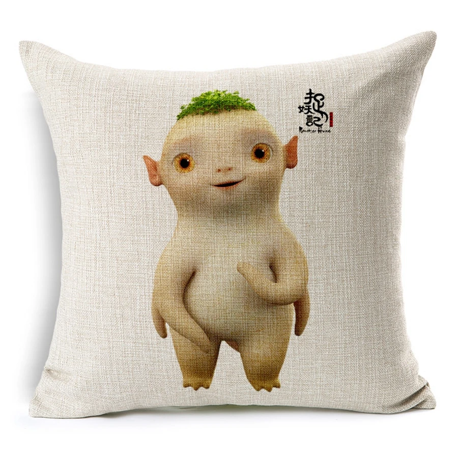 

Hot Sale Pillow Covers Fashion Cartoon Pattern New Design Hot Sell 45X45CM Linen Pillow Cover \ Home Decorative Linen Cushion