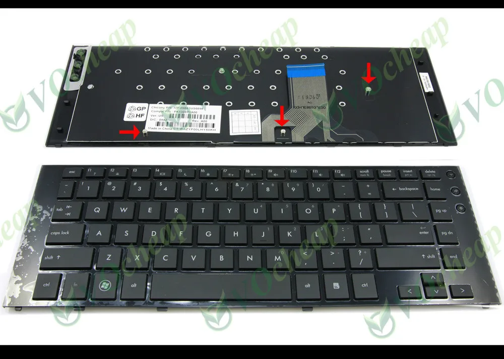

New Laptop keyboard for HP ProBook 5310M Black US Version - MP-09B83US6698