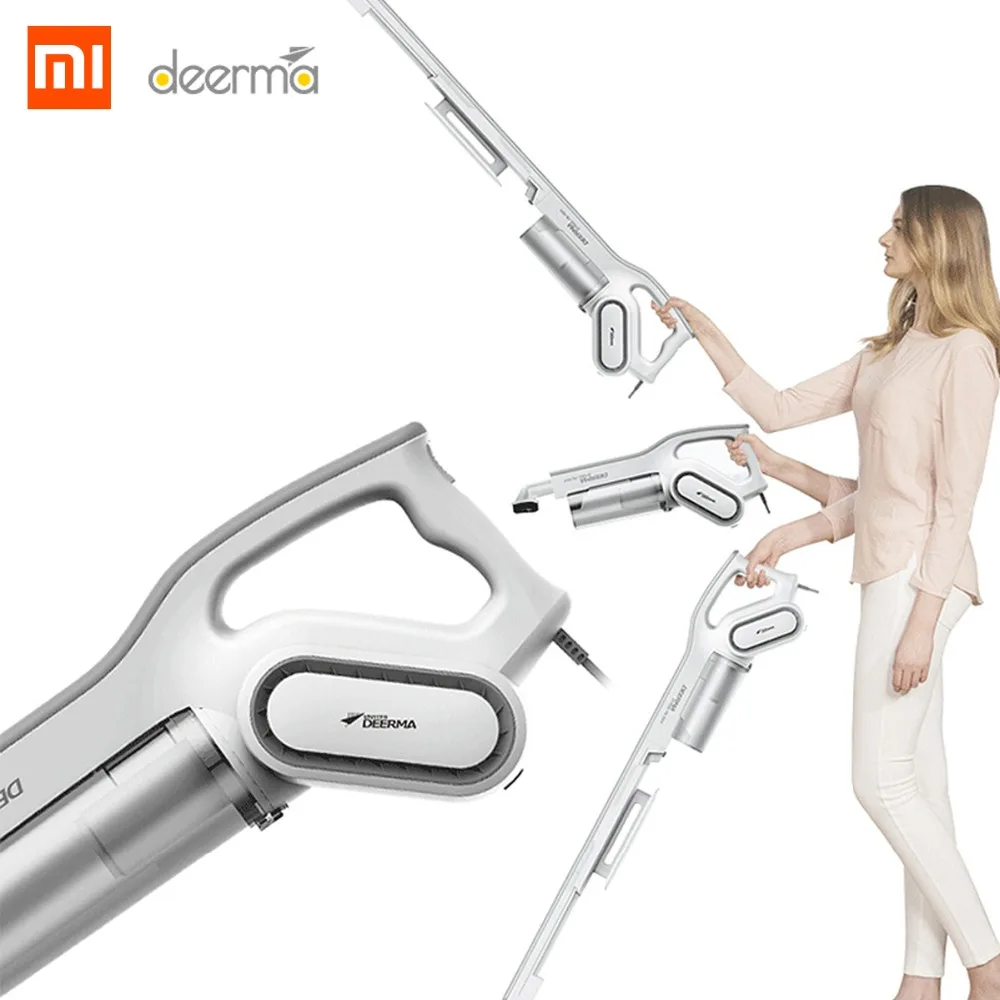 Xiaomi Deerma DX700 2 в 1 вертикальный ручной пылесос с большой Ёмкость пылеуловительная