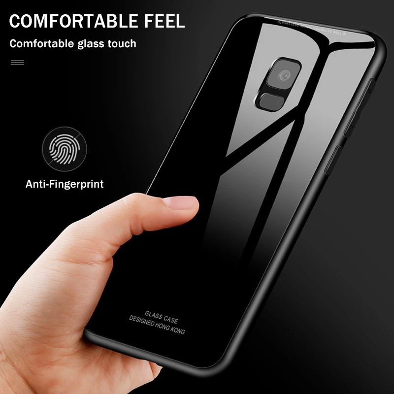 ZNP роскошный задний стеклянный чехол для телефона для samsung Galaxy S10 S9 S8 Plus S10E полный чехол для samsung Note 8 9 S7 Edge чехол s Shell
