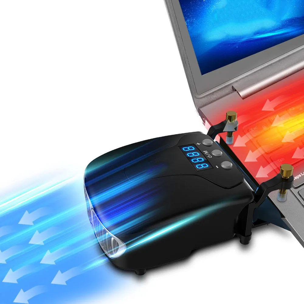Мощный охлаждающий вакуумный вентилятор для ноутбука внешний USB бесшумный