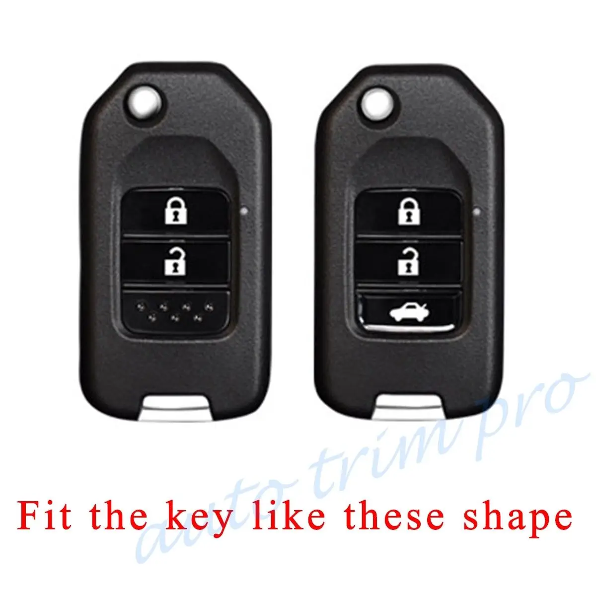 Чехол для ключей из АБС-пластика подходит Honda Accord Civic HRV CRV odysley Jade Crider 2/3 кнопки