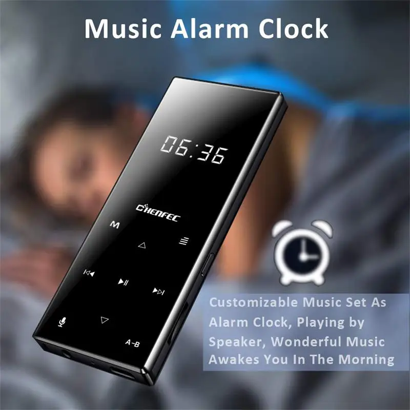 MP3 плеер Bluetooth 4 2 металлическая 1 8 дюймовая сенсорная кнопка без потерь
