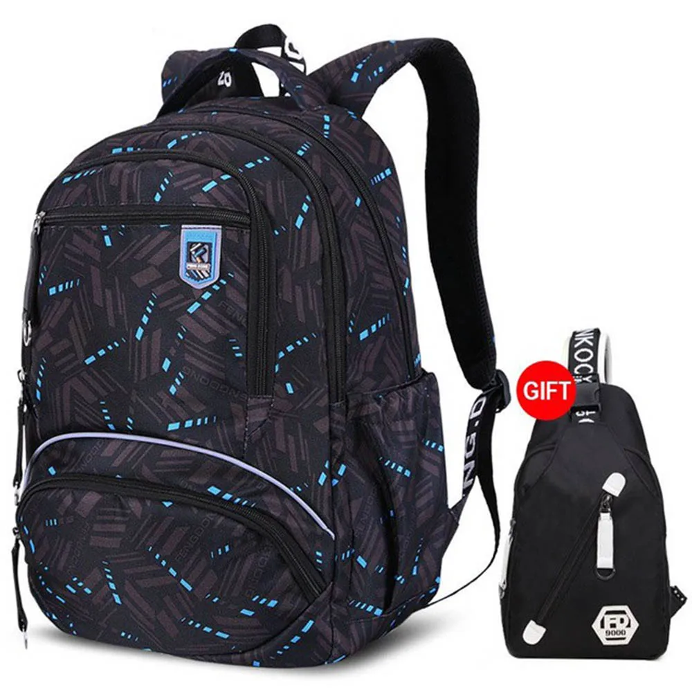 Водонепроницаемые рюкзаки из ткани Оксфорд для детей ранцы начальной школы