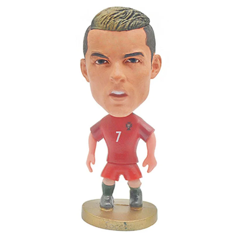 Футбольная звезда Messi C. Ronaldo Pogba Griezmann Kante из сборной игрушечные фигурки домашний