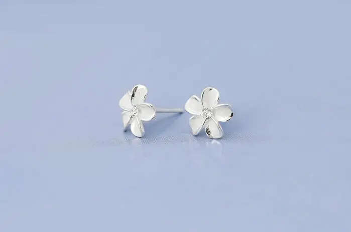 Jisensp Красивые цветочные серьги для женщин букле d'oreille кристалл цветок в виде