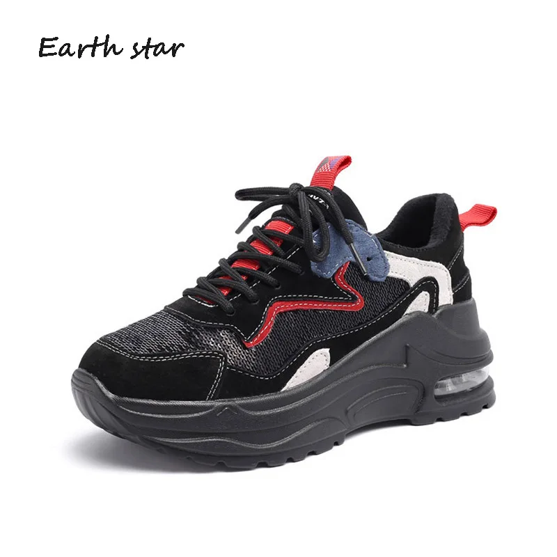 Zapatos de mujer Повседневная обувь Женские модные брендовые кроссовки на платформе