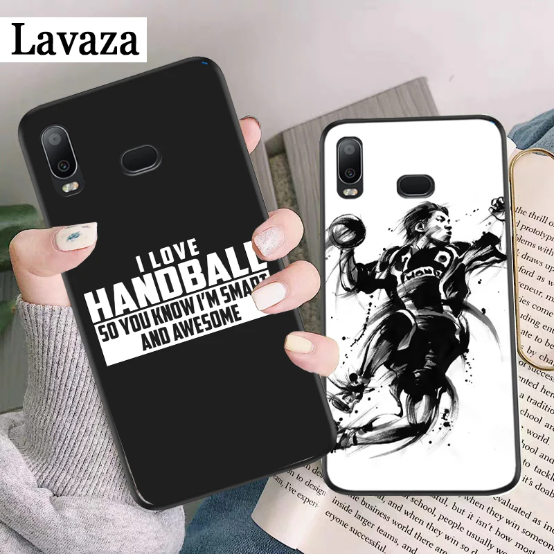 Чехол Lavaza Handball Luxury High-end Protector Silicone для Samsung A3 A5 2016 2017 A6 Plus A7 A8 A9 A10 A30 A40 A50 A70 J6 2018.