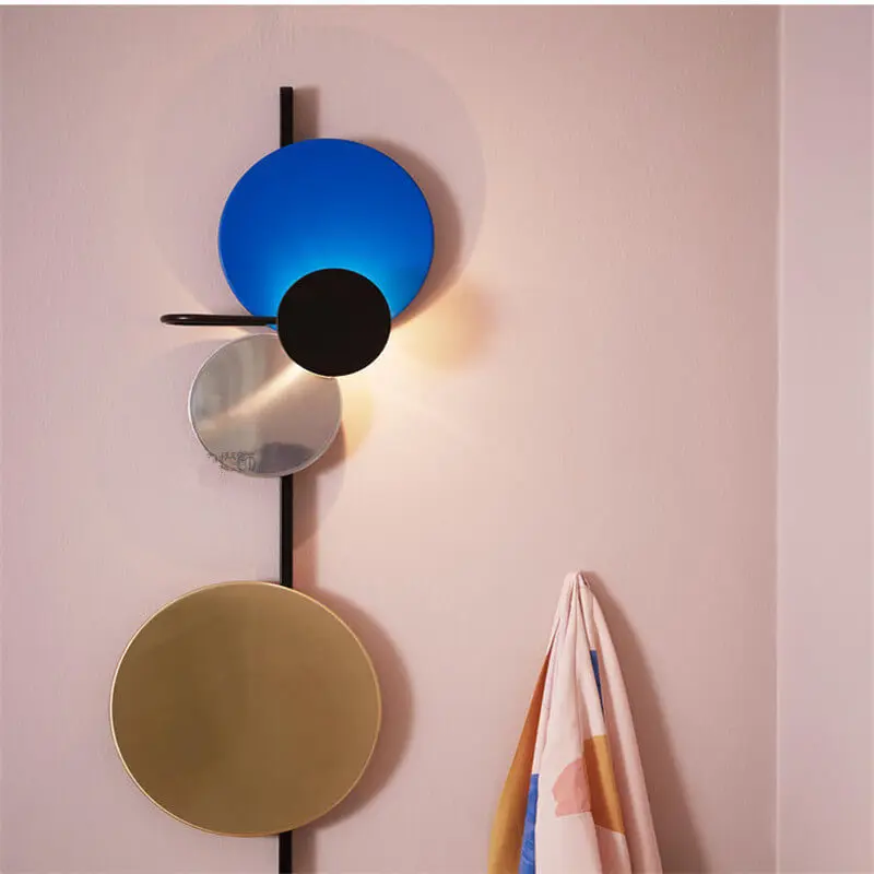 2019 Северно-Европейская модель комнаты Вилла Коридор Настольная лампа Гостиничная стена Студия настенные светильники Заголовок искусства на.