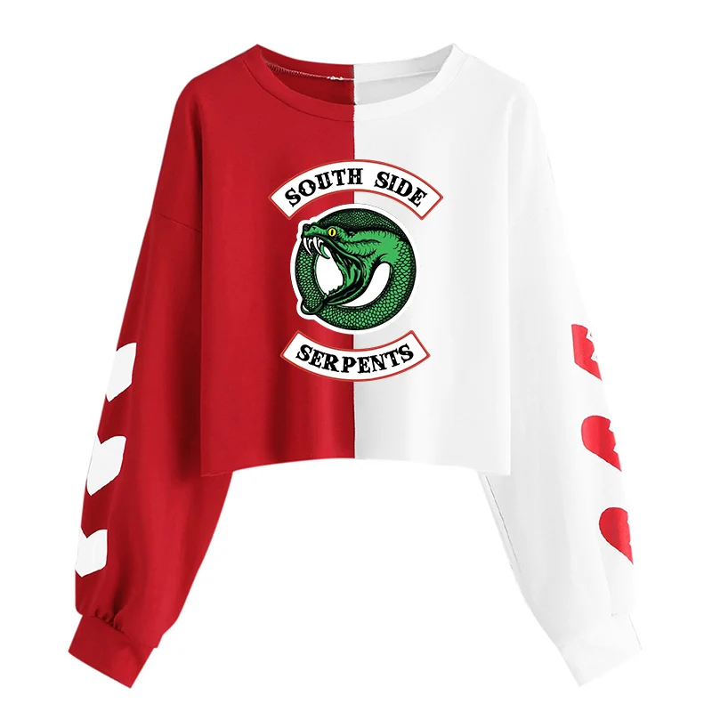 Худи в стиле Харадзюку свитшот с ривердэйлом женские пуловеры длинным рукавом