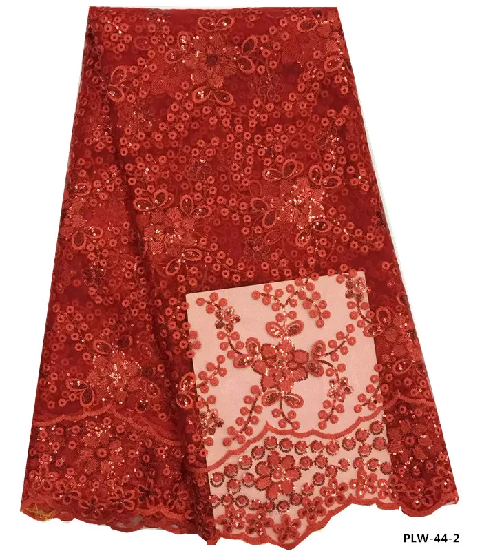 Отличное качество блестки французский тюль кружевная ткань 5 ярдов для