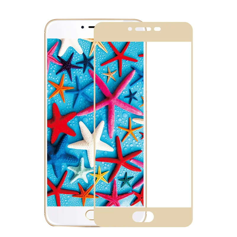 Закаленное стекло с полным покрытием для Meizu U10 2 шт. защита экрана защитная пленка