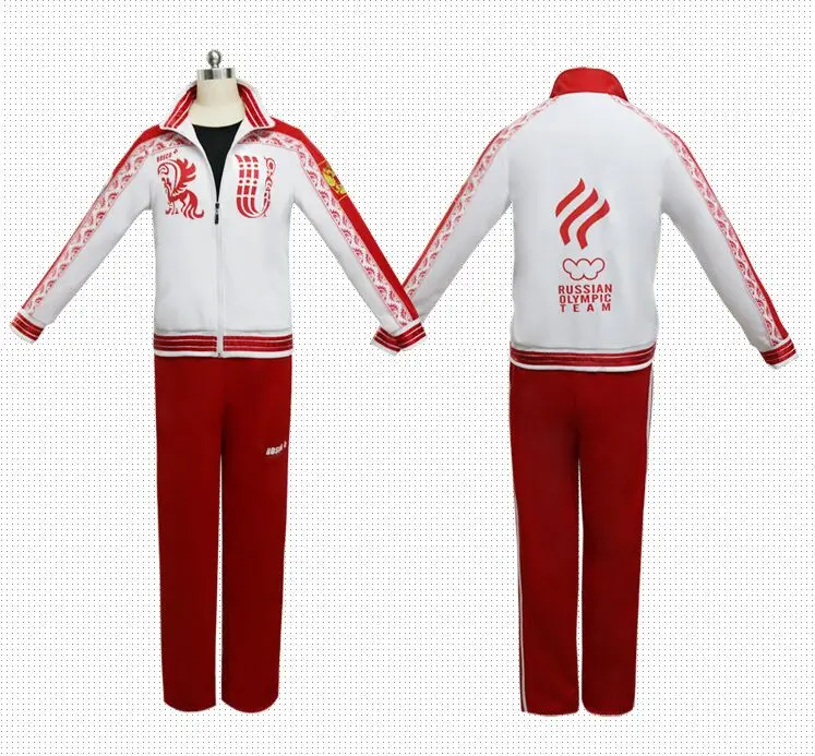 Юрий на льду Виктор Никифоров форма костюм наряд аниме Косплэй + номер трека |