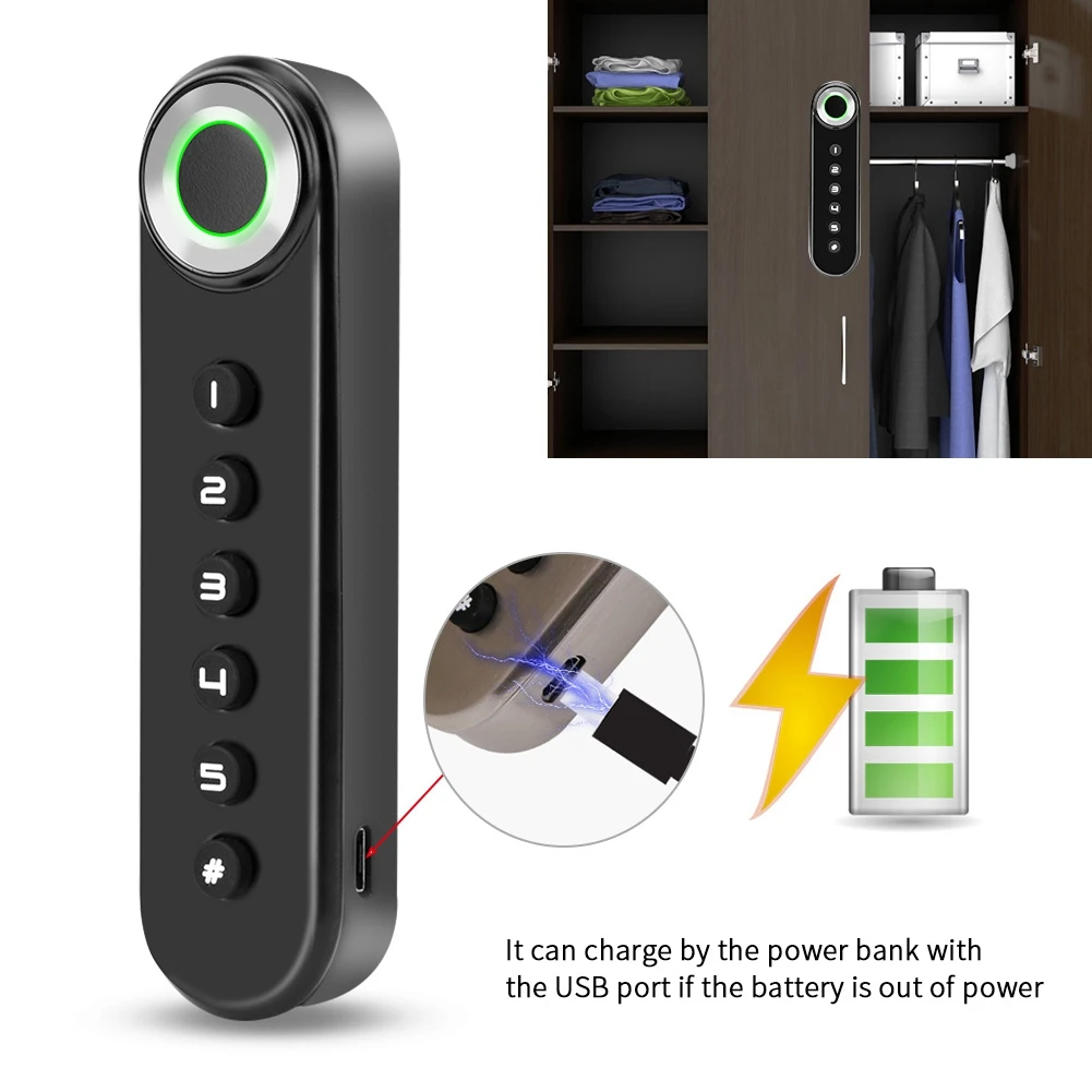 Полупроводниковые Keyless Отпечатков пальцев пароль ящик офисный шкаф электронный кодовый замок водонепроницаемый высокое качество