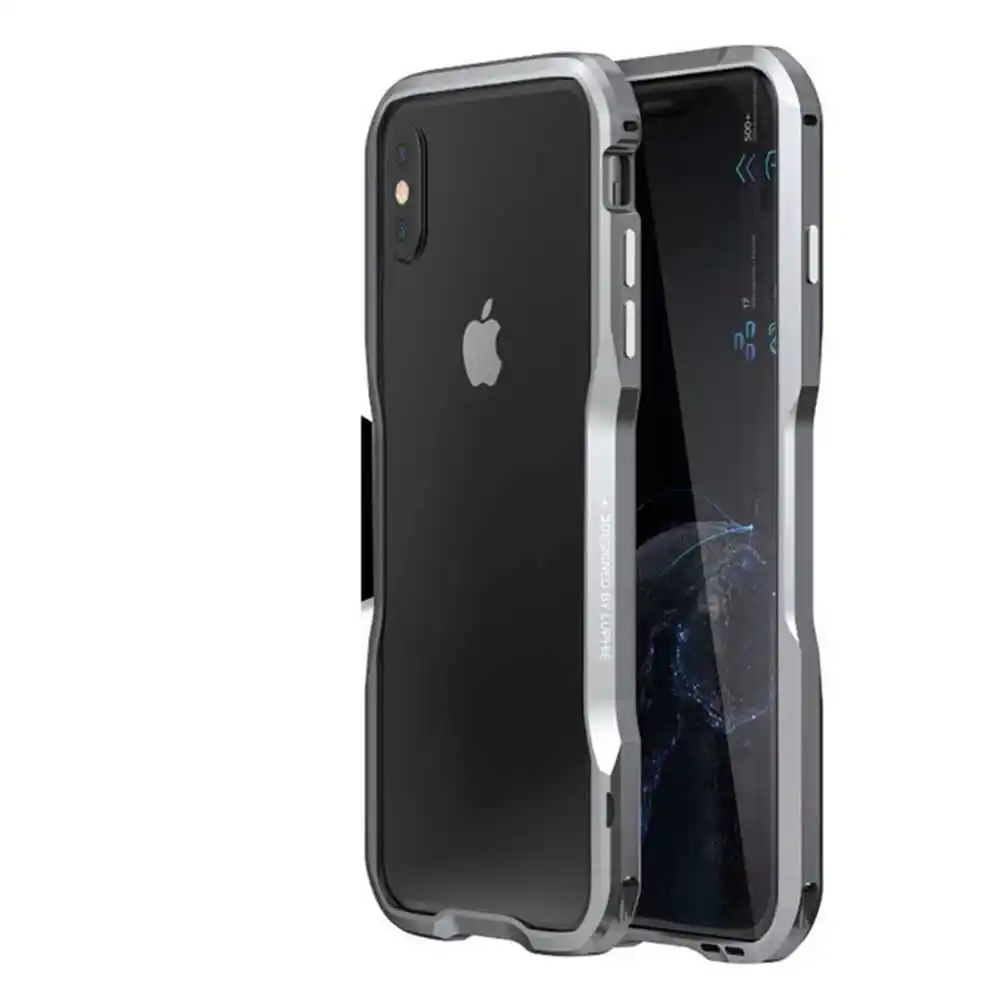 Оригинальный Роскошный Алюминий металла Рамки чехол для iPhone X телефон бампер