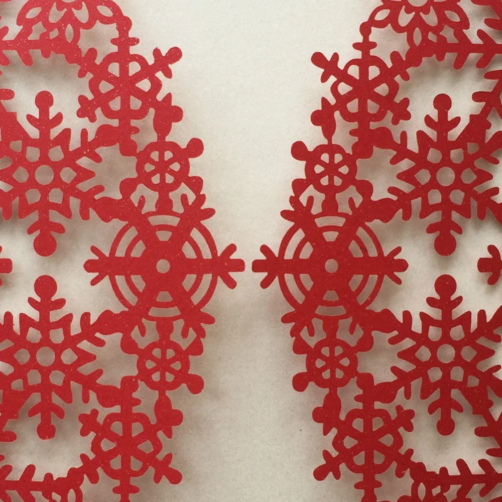 30pcs/lot Hollow Snowflake Pearl Card Wedding Engagement Invitations Birthday Party Greeting Blessing Valentine Day Christmas | Дом и сад