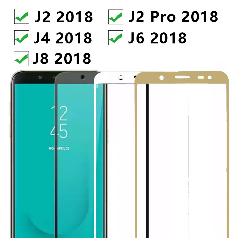 Защитное стекло для samsung Galaxy J6, закаленное стекло, Защита экрана для samsung J4 J6 Plus J8 J2 Pro J 2 4 6 8 Glas, пленка