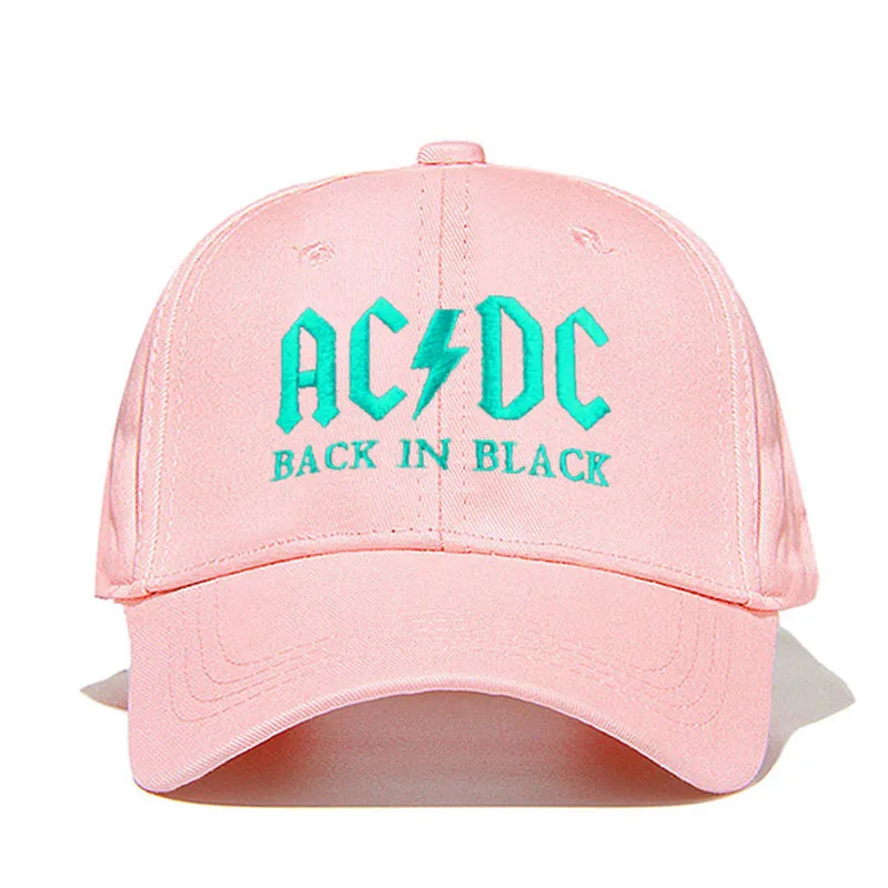 Бейсбольная кепка AC/DC в стиле рок, хип-хоп, Мужская бейсболка с вышитыми буквами, Повседневная Кепка для диджея, рок, папы, Прямая поставка
